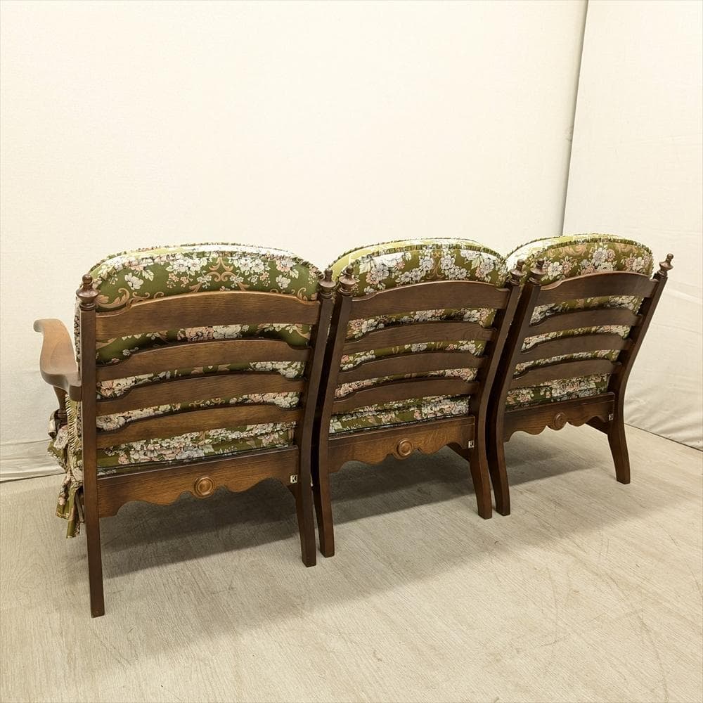 飛騨産業　キツツキ　穂高　トリプルソファ　三人掛け　3P　セパレート　ラウンジ