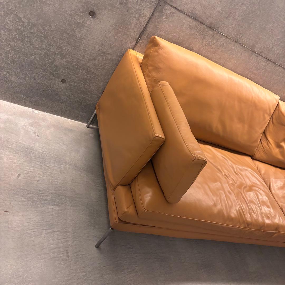 ZANOTTA WILLIAM ザノッタ ウィリアム 3人掛けレザーソファ - メルカリ