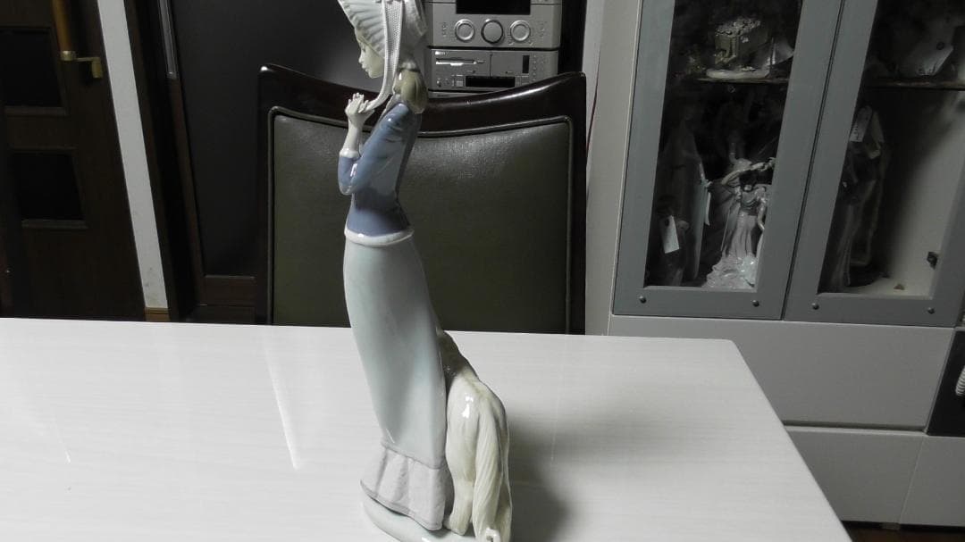 mie　LLADRO　リヤドロ　【犬とお散歩】3　レース美品　Ｌ327