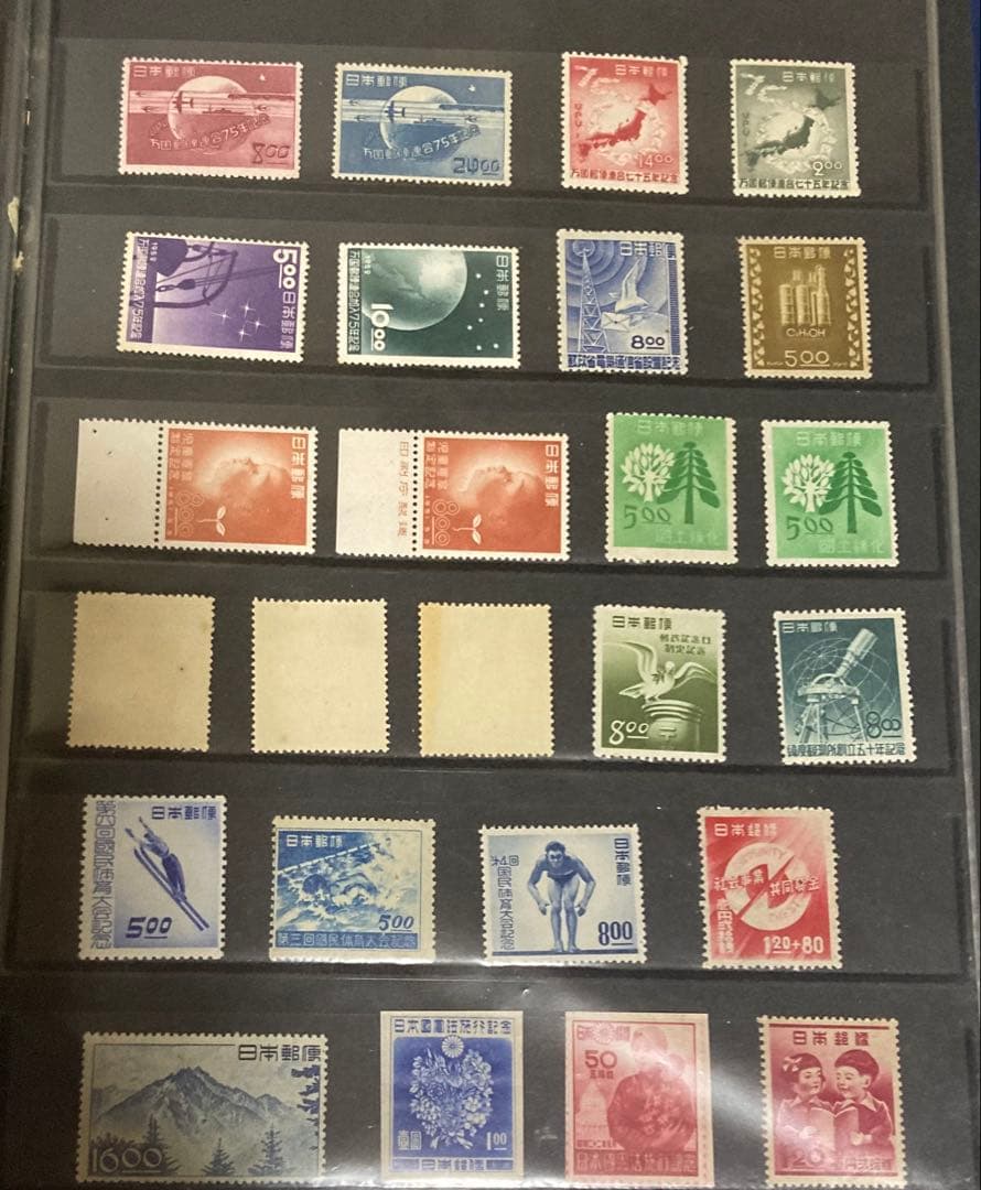 メ*オ様 銭単位！未使用　普通品から美品 ４００枚以上 ぎっしりアルバムごと