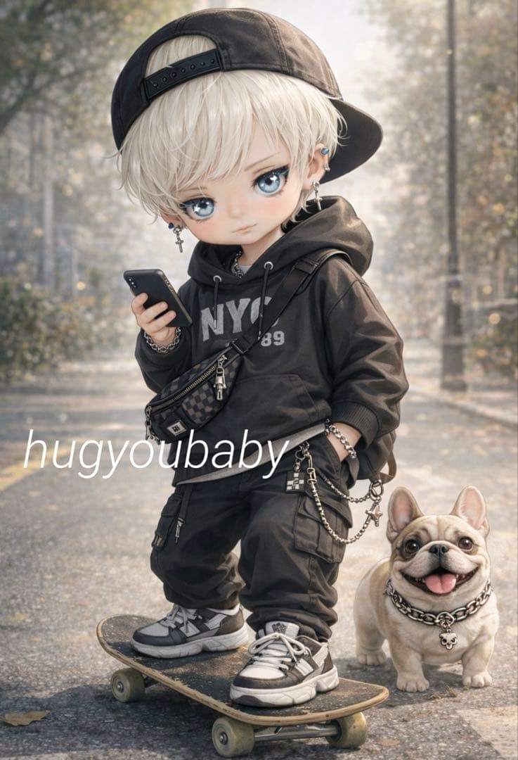 ー専用ーモンストドールカスタム 入れ目♡白髪のノア♡男の子 - メルカリ