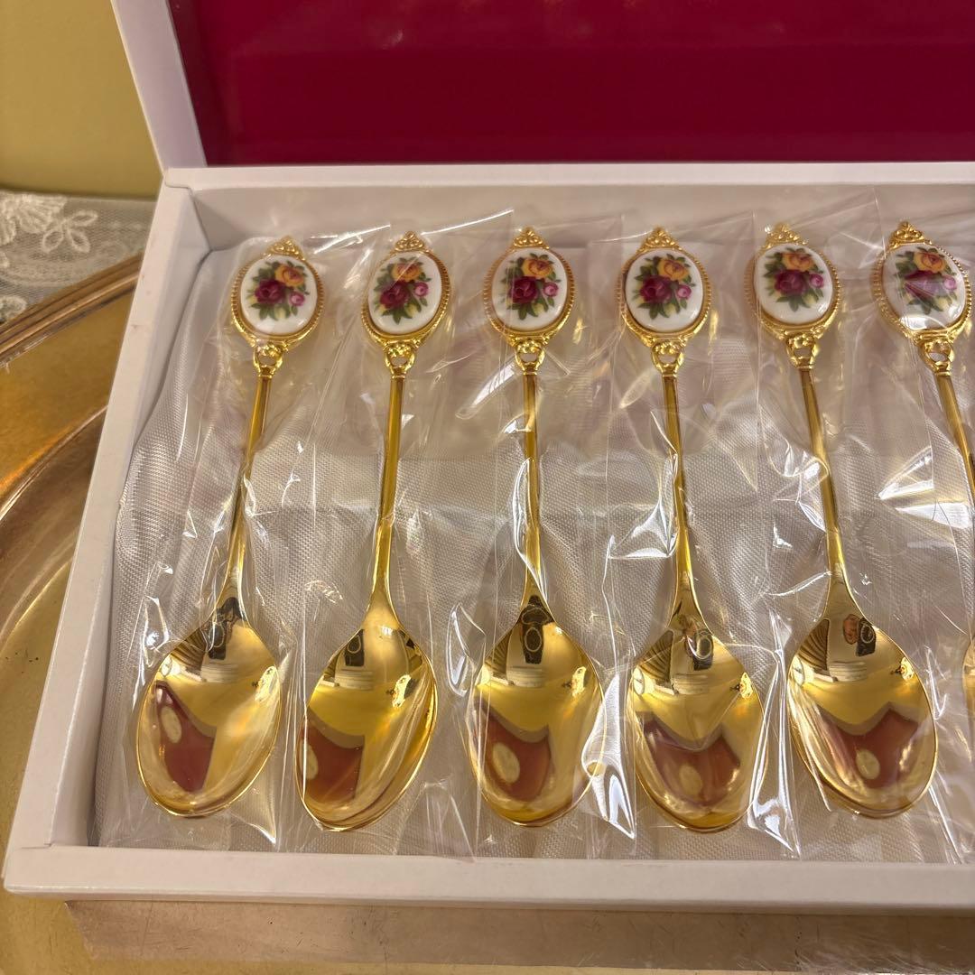 超希少　英国製　新品　未使用　ロイヤルアルバート　OCR スプーン&フォーク