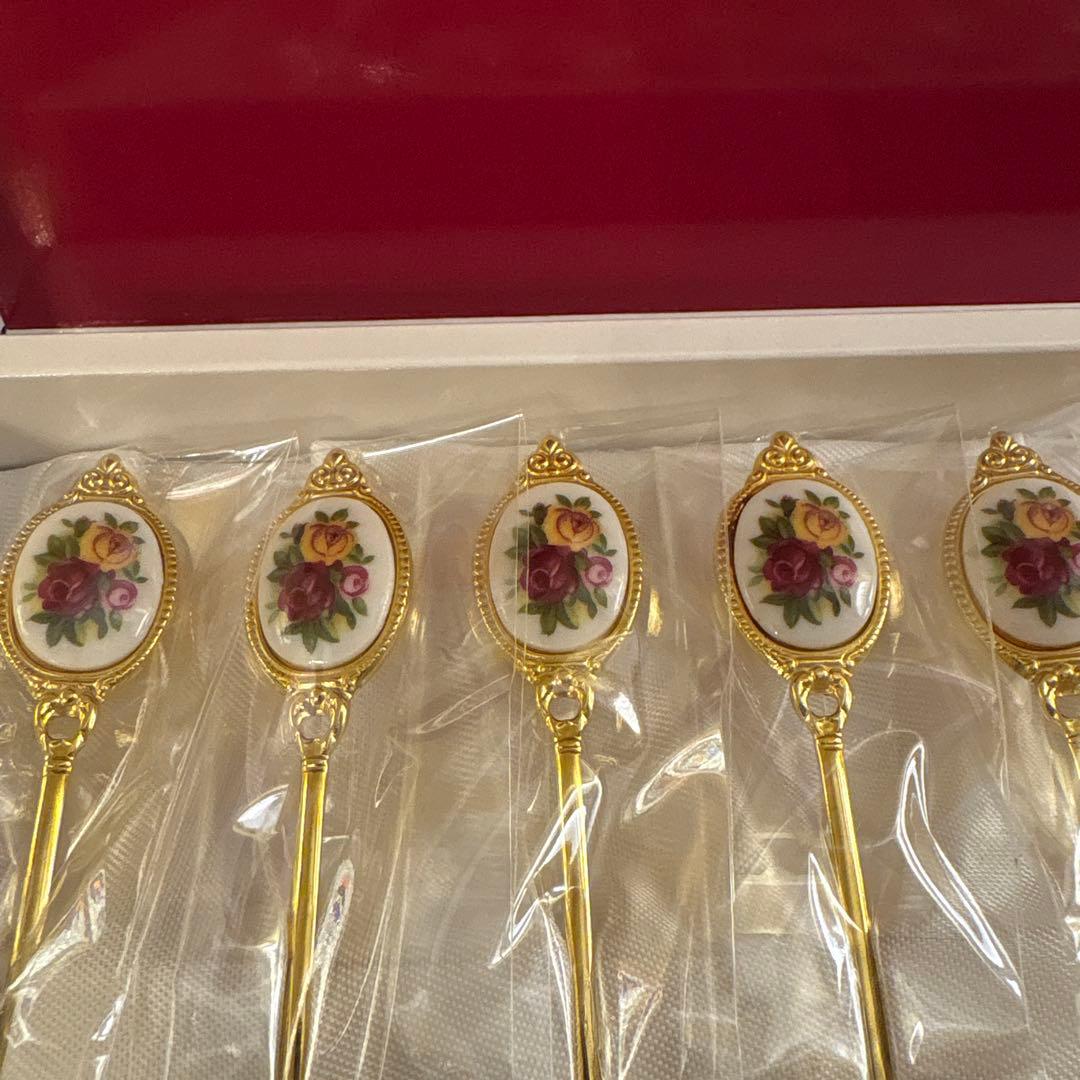 超希少　英国製　新品　未使用　ロイヤルアルバート　OCR スプーン&フォーク