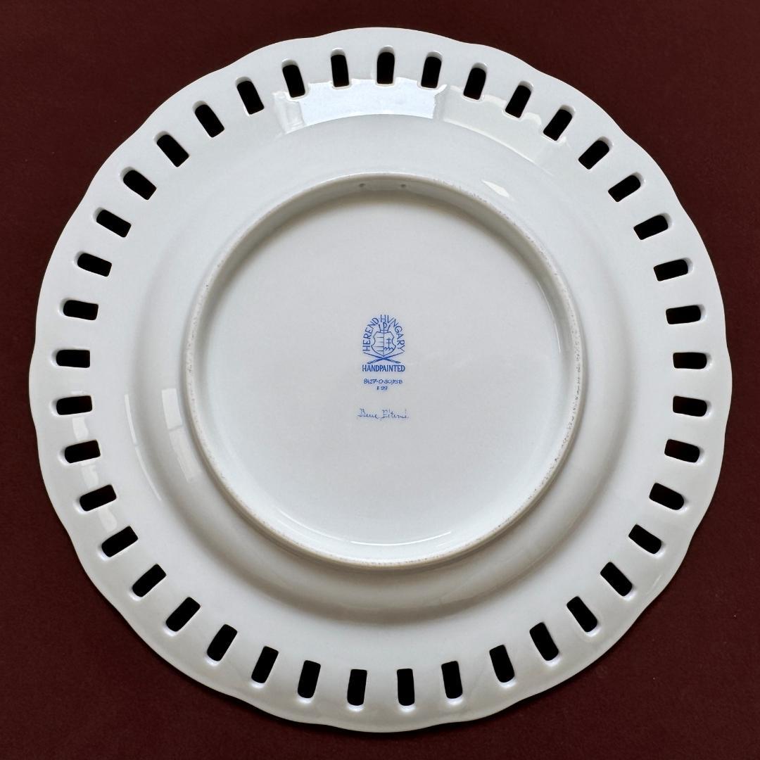 ヘレンド 森の精 24cm マスターぺインター作品 飾り皿4