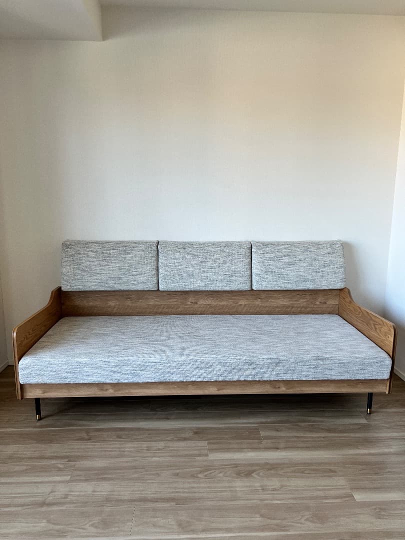 3人掛け ソファ ベッド 大川家具 モーブル アレクシス 199cm 日本製