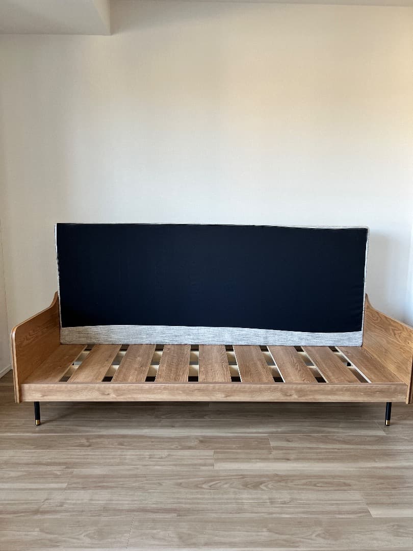 3人掛け ソファ ベッド 大川家具 モーブル アレクシス 199cm 日本製