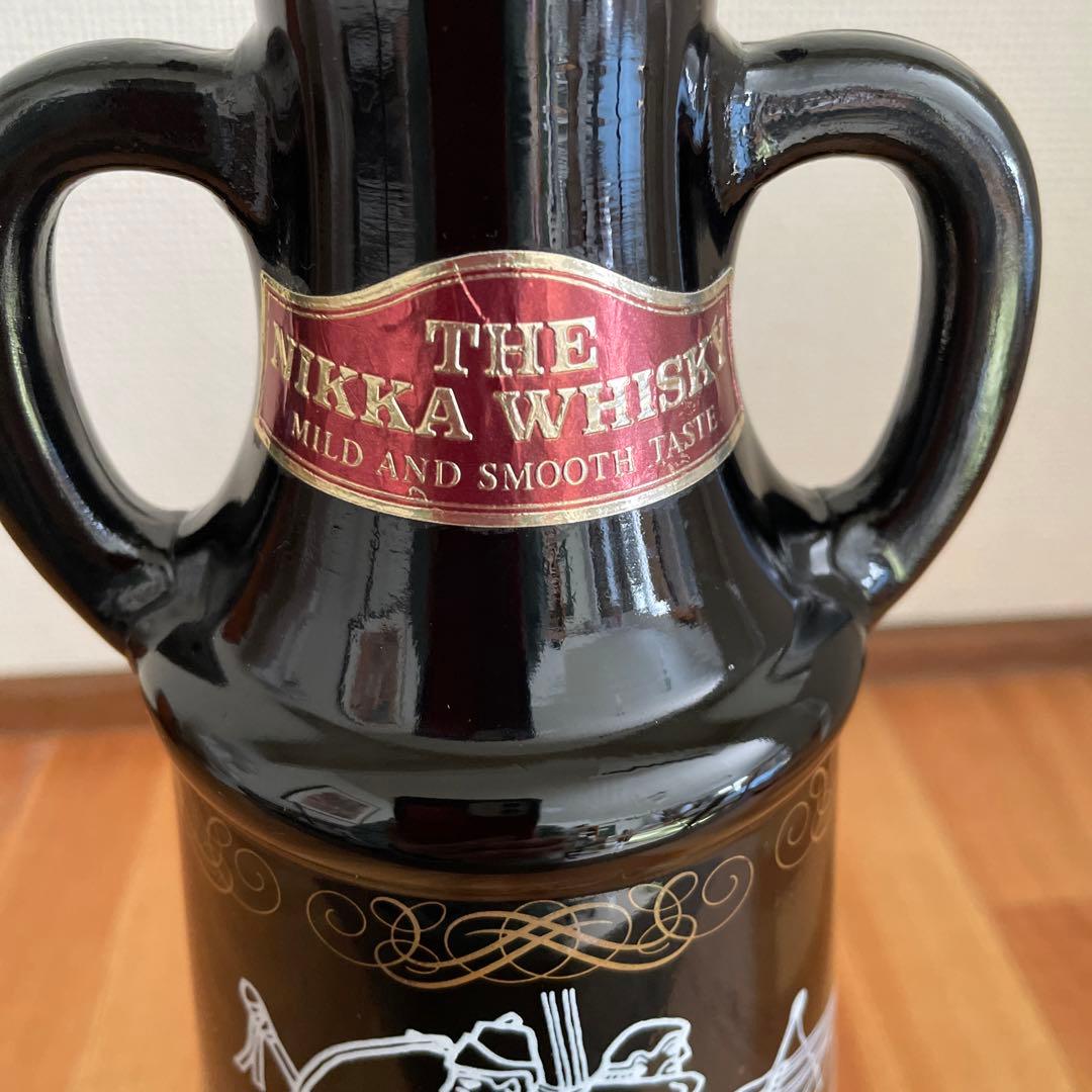 ニッカウイスキー 空瓶 花瓶 空ボトル 置物 高さ約25㎝ アンティーク