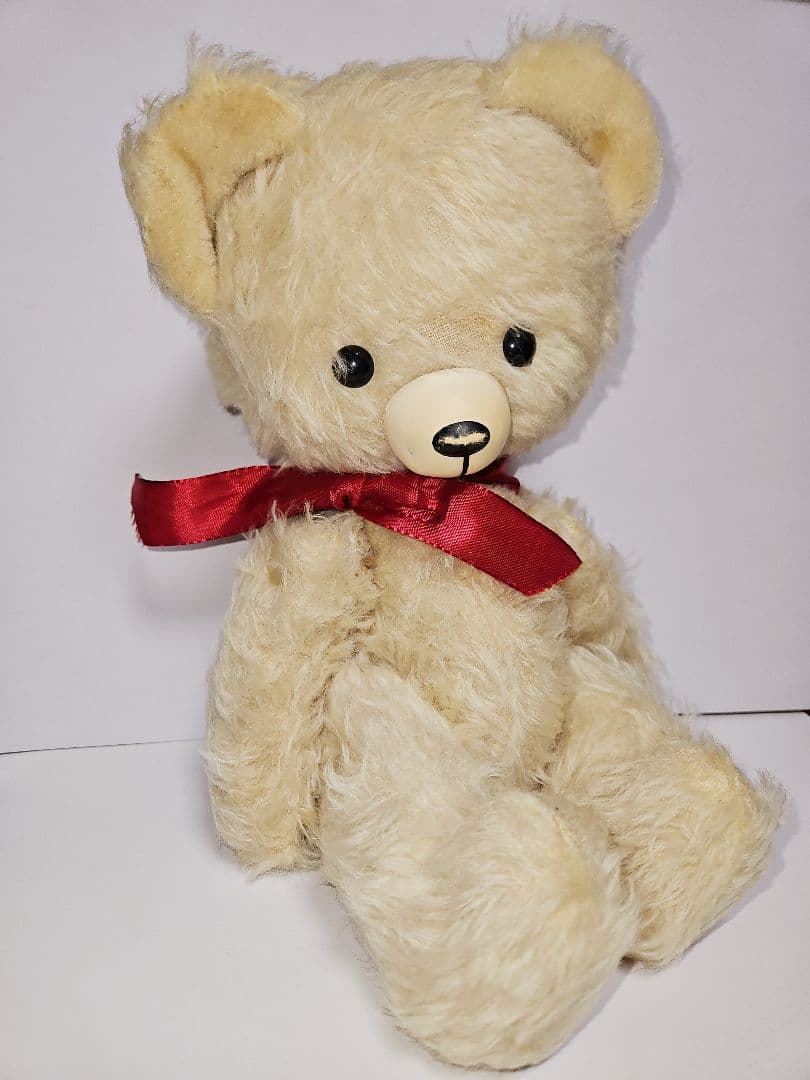DDRベア レアカラー クリーム色 テディベア 東ドイツ