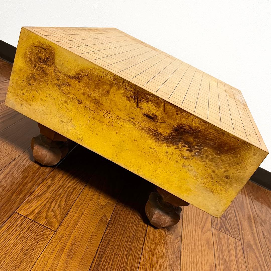 【高級セット】国産 極厚 囲碁 本榧 ヘソ 脚付き 蛤碁石 那智黒