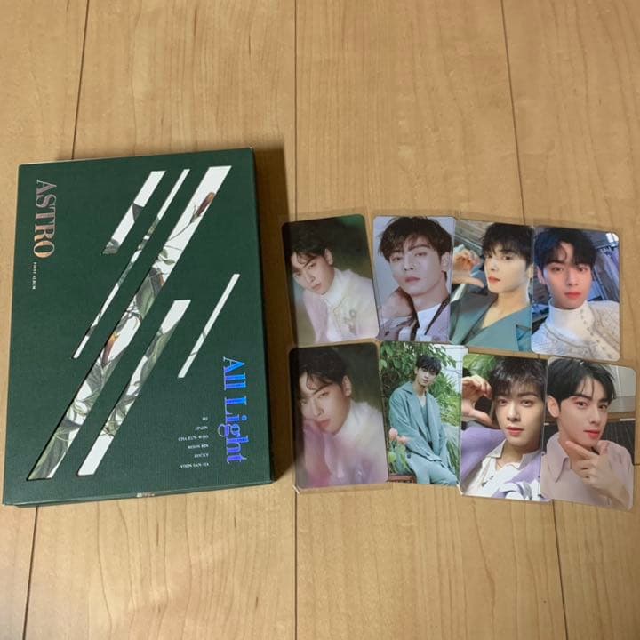 ASTRO ALL Light green ver チャウヌ ウヌ トレカ - メルカリ