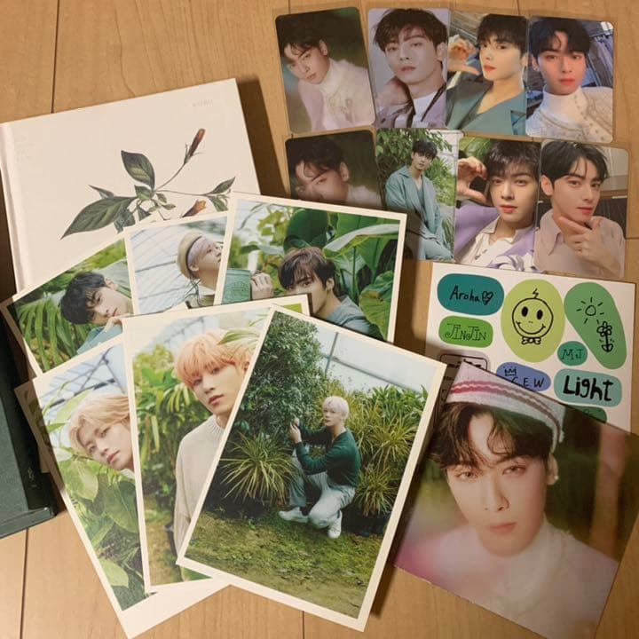 ASTRO ALL Light green ver チャウヌ ウヌ トレカ - メルカリ