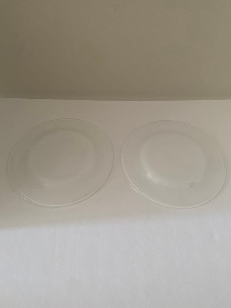 辻和美　乳白色　プレート 2点セット