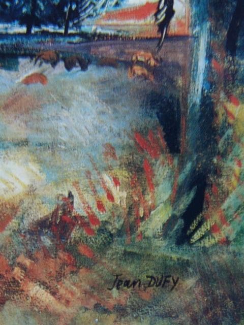 Jean Dufy、Paysage a Preuilly sur Claisse