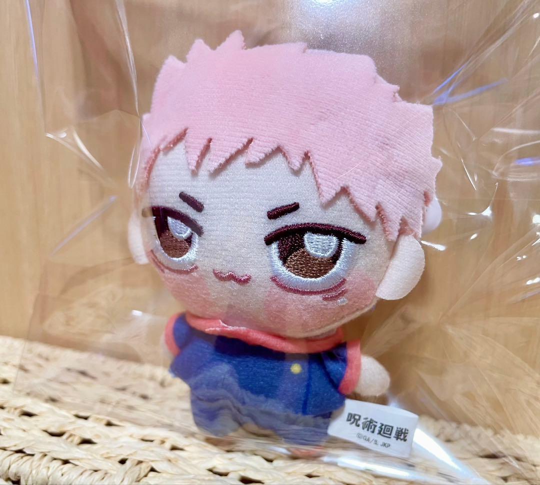 ☆美品☆呪術廻戦 ちょぴぬいぷち 虎杖悠仁 ユージ ぬいぐるみ 桃ゆじ