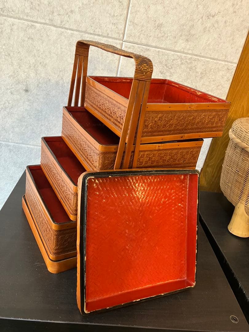 大正時代のバスケット　堤籃　ていらん