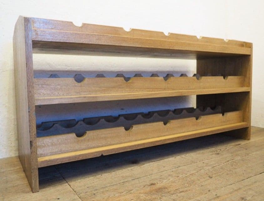 1195 大型　ワインラック　ボトルラック　収納棚　店舗什器　レトロ　ビンテージ