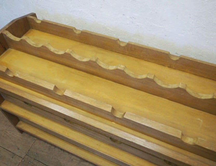 1195 大型　ワインラック　ボトルラック　収納棚　店舗什器　レトロ　ビンテージ