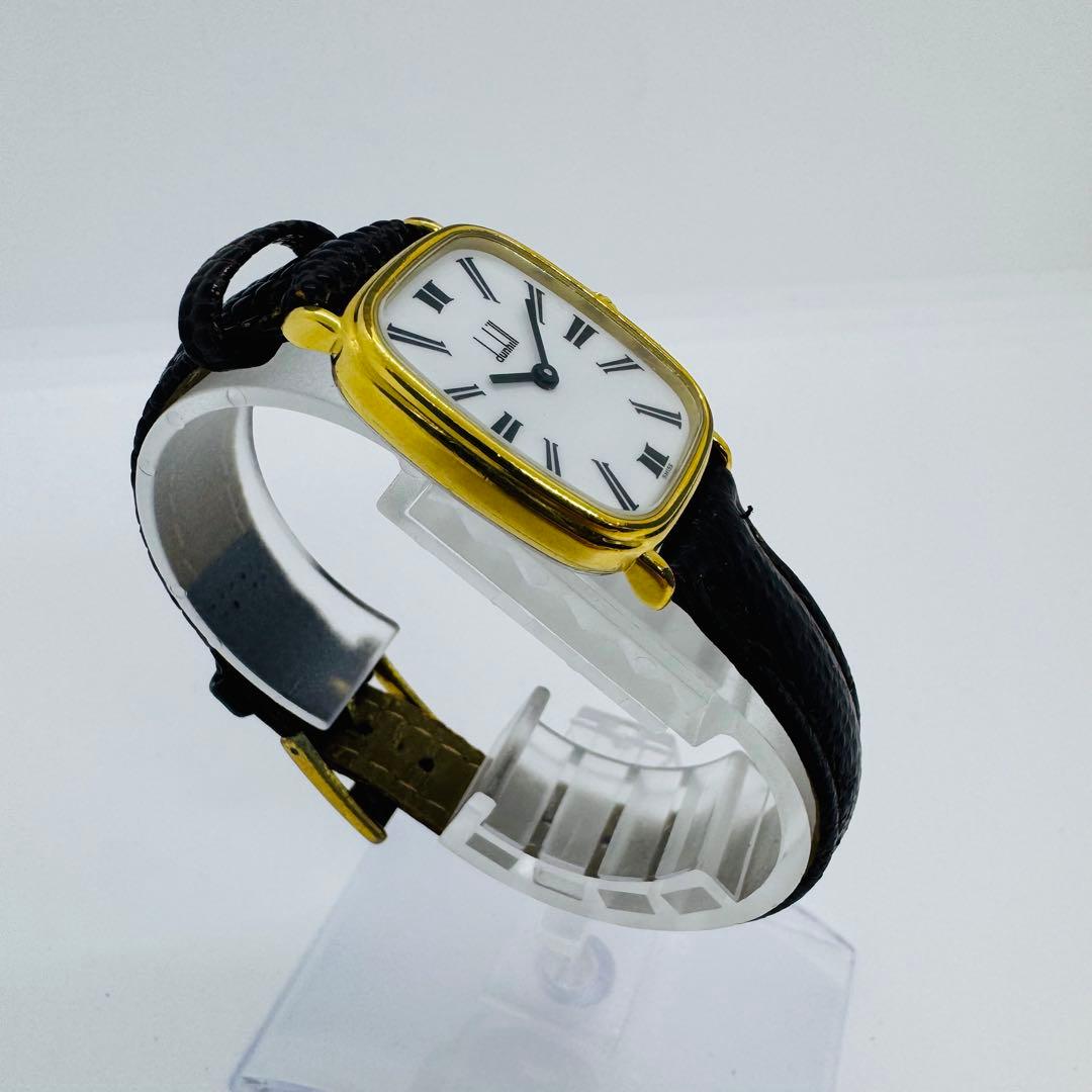 ✨dunhill✨ダンヒル✨ホワイト文字盤✨クォーツ✨ヴィンテージ✨腕時計✨