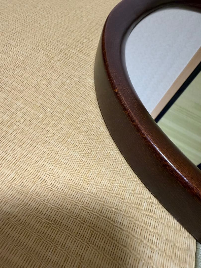 秋田木工 ウォールミラー 鏡 柳宗理 ビンテージ 曲木 ミラー 北欧スタイル