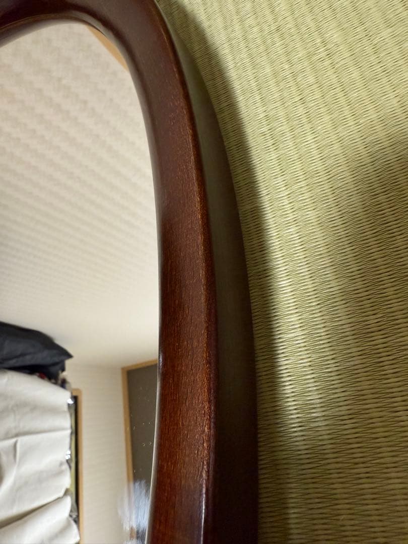 秋田木工 ウォールミラー 鏡 柳宗理 ビンテージ 曲木 ミラー 北欧スタイル