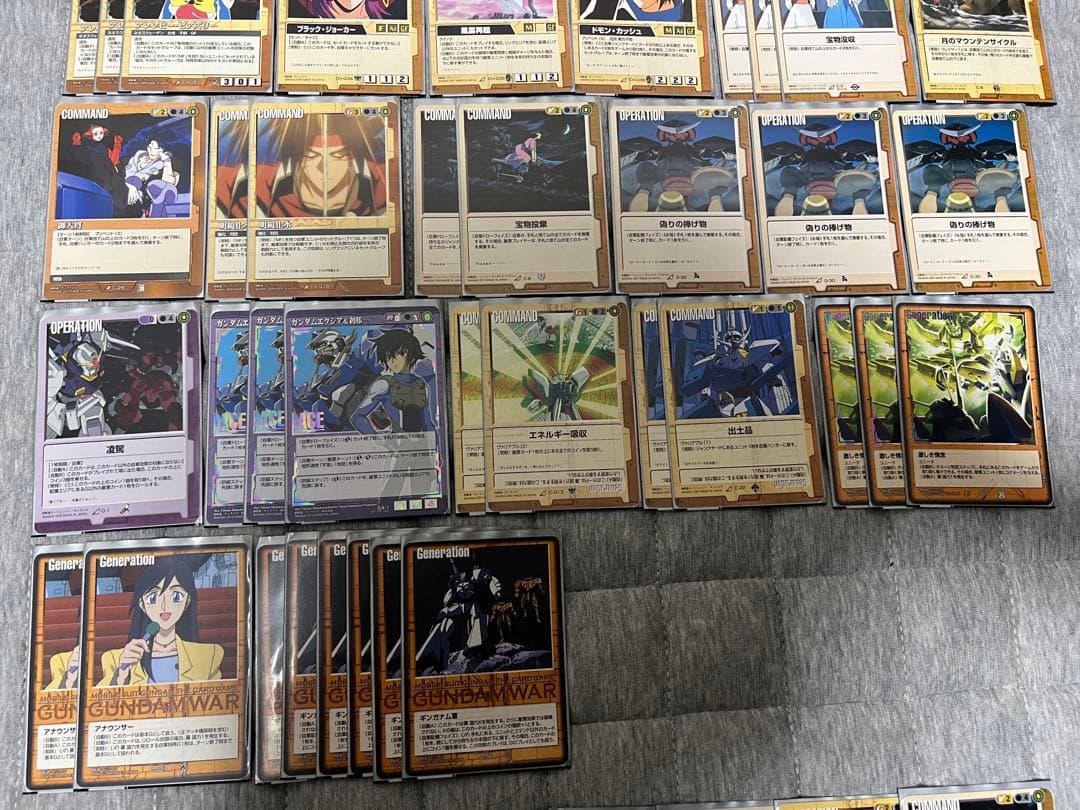 ガンダムウォー 茶 中速MF投棄デッキ サイド付き - メルカリ