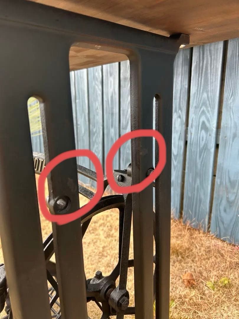 アンティーク ミシン台 足踏みミシン 作業台 ガーデニングテーブル リメイク鉢