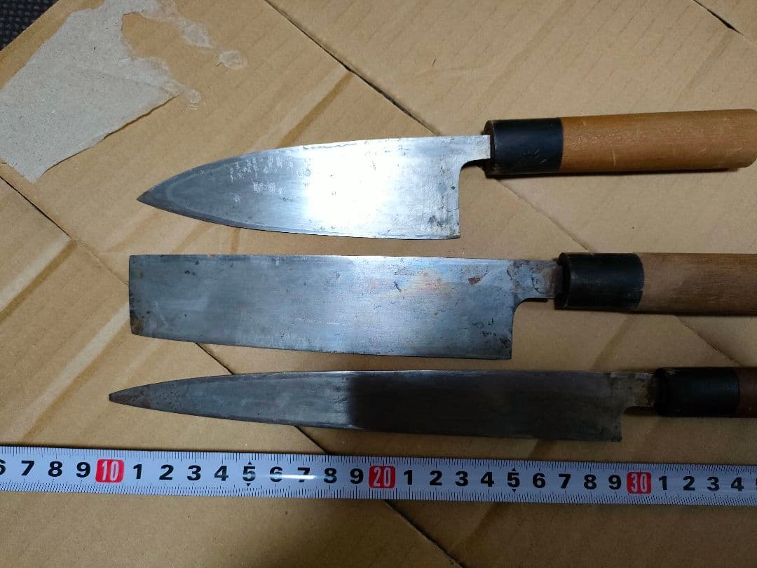 木屋イヅツキ　和包丁 出刃包丁 薄刃 柳刃包丁 3本セット