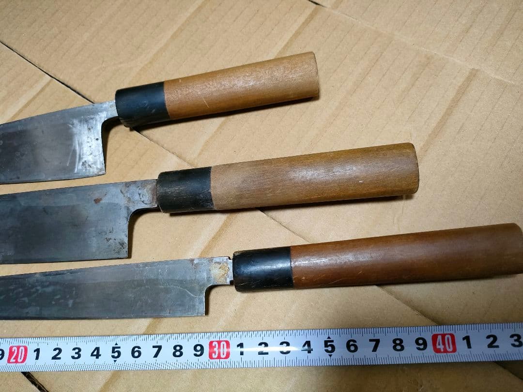 木屋イヅツキ　和包丁 出刃包丁 薄刃 柳刃包丁 3本セット