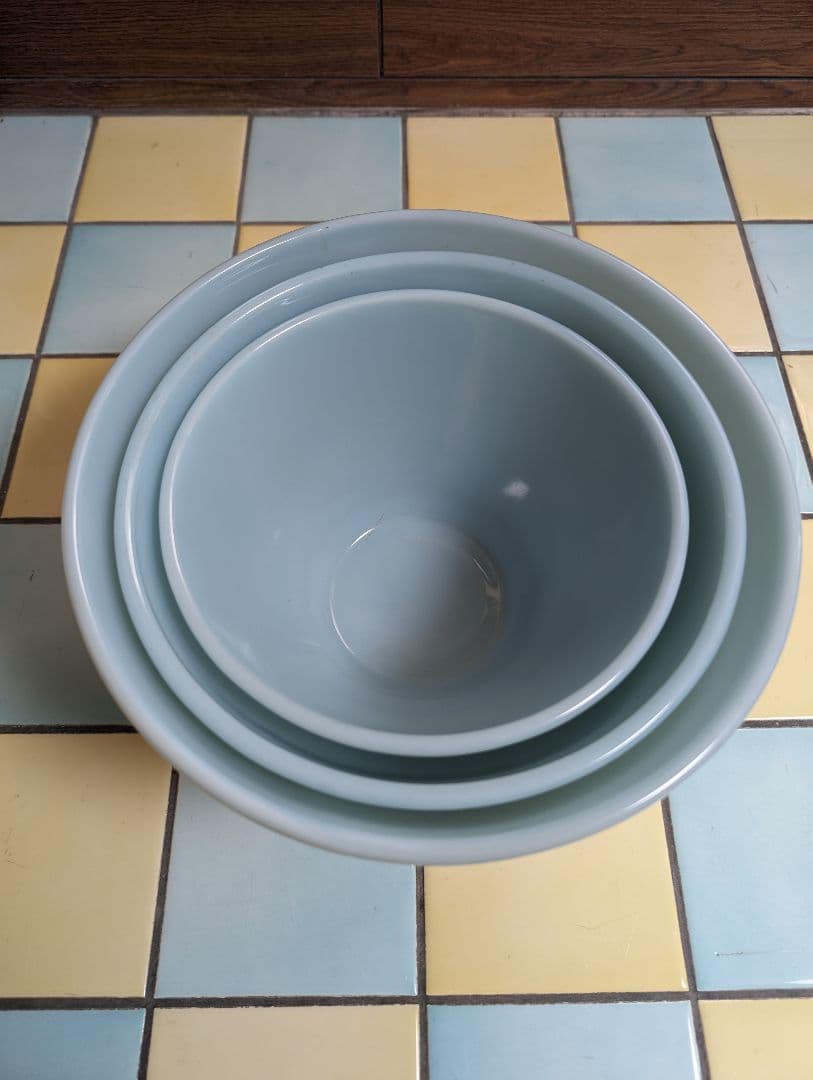 ファイヤーキング　スプラッシュプルーフボウル3サイズセット　ターコイズブルー