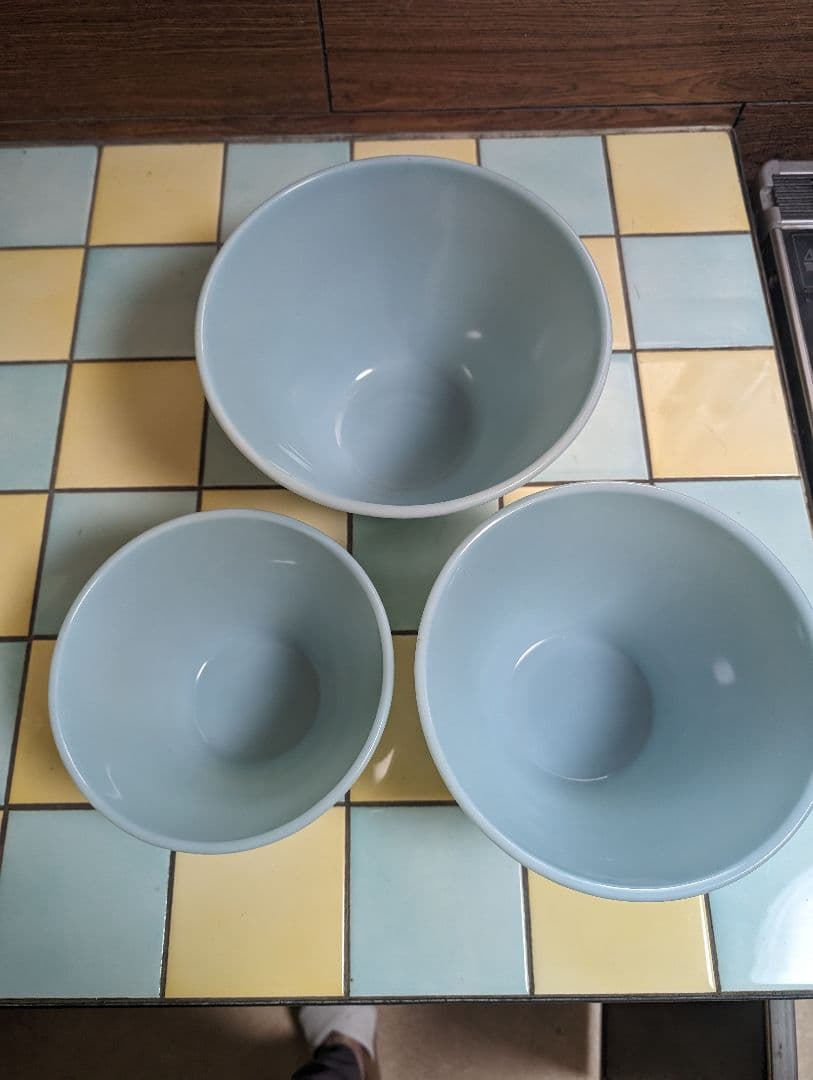 ファイヤーキング　スプラッシュプルーフボウル3サイズセット　ターコイズブルー