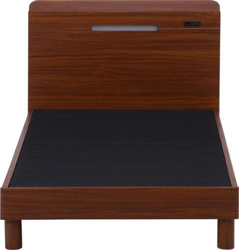 【新品・送料無料】木製ベッド　宮・ＬＥＤライト付