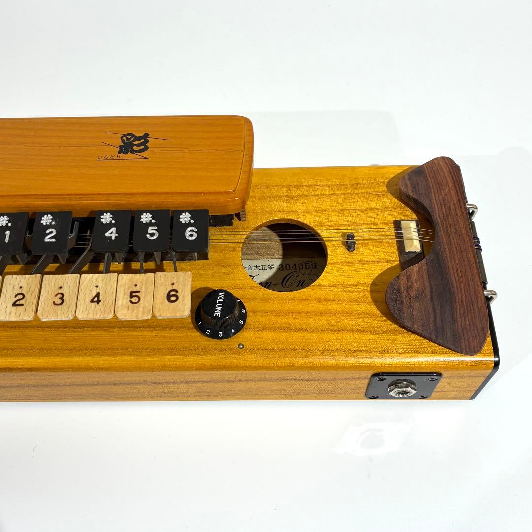 美品 動作確認済★ 全音 ゼンオン 大正琴 いろどり 彩