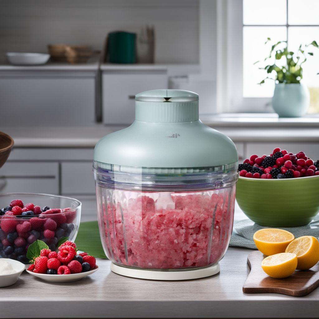 ◎フードプロセッサー 2.0L大容量 チョッパー 300W　多機能