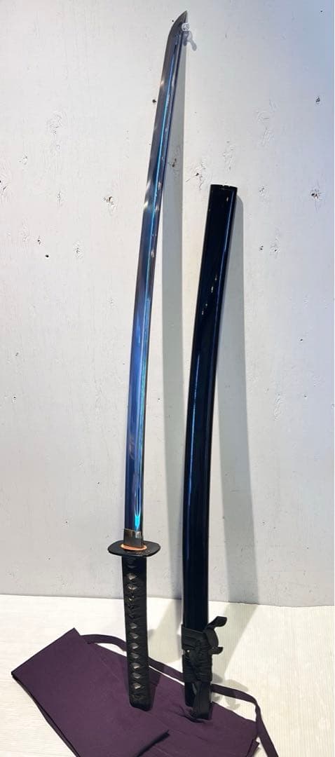 【 模造刀 / 長刀 】刀 アンティーク　梵字 刀 鞘 侍 置物