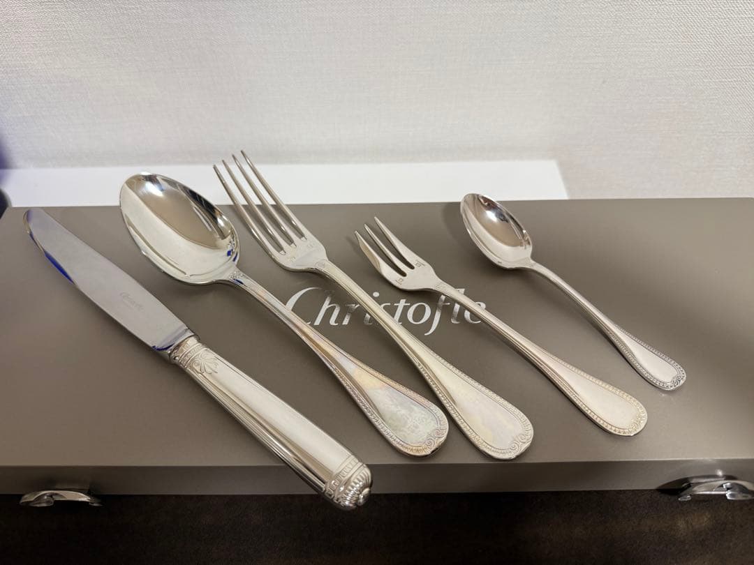 クリストフル マルメゾン　カトラリーセット ディナー　2客セット　箱付き