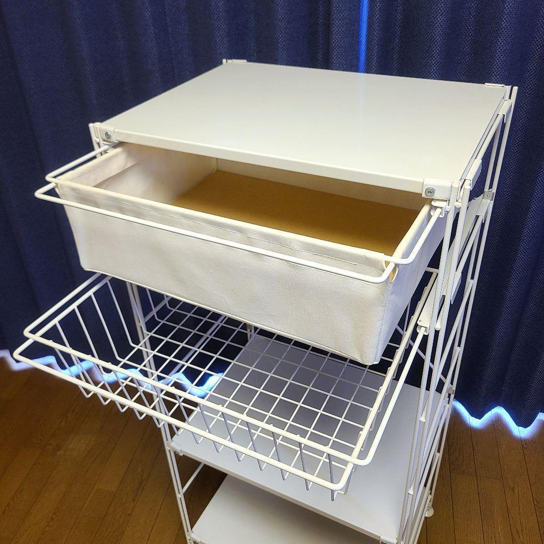 無印良品 スチールユニットシェルフ・スチール棚セット　中　　ライトグレー