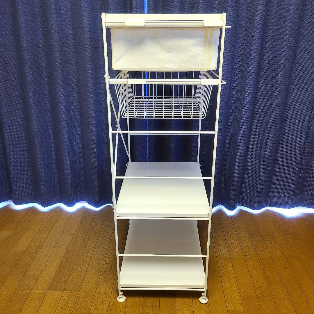 無印良品 スチールユニットシェルフ・スチール棚セット　中　　ライトグレー