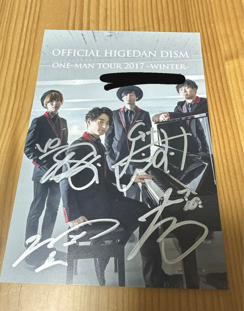 Official髭男dism 髭男 直筆 サインカード - メルカリ