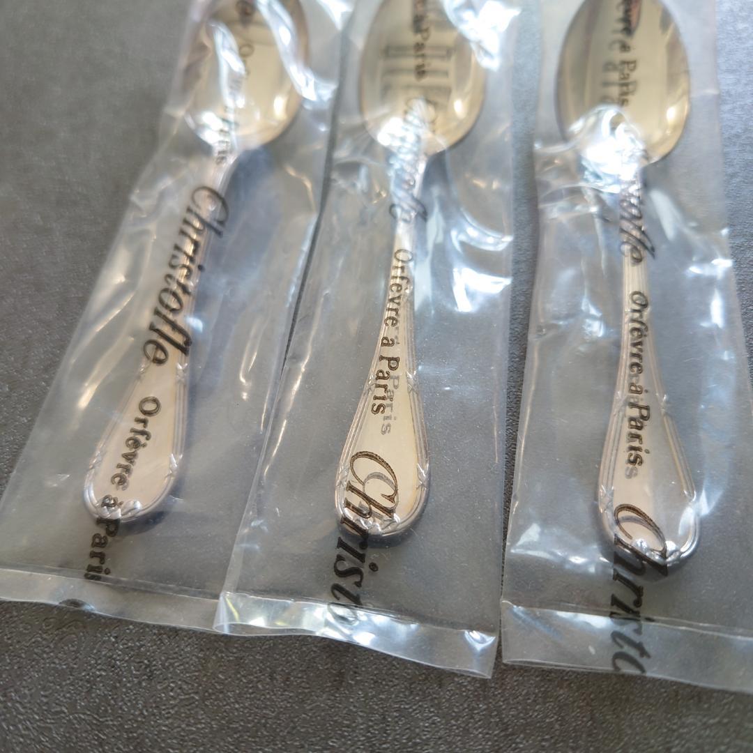 クリストフル リュバン 未開封 デミタススプーン 3点