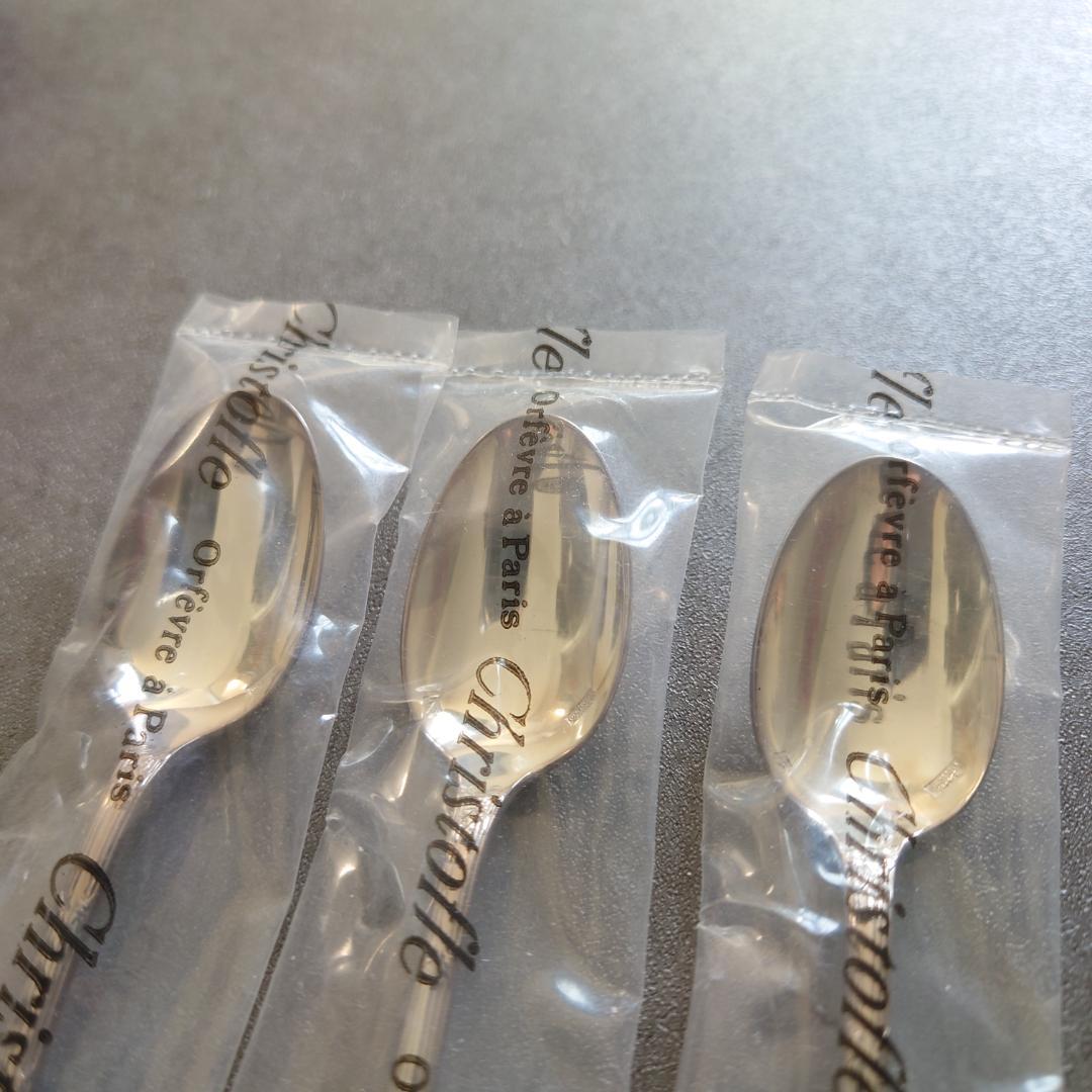 クリストフル リュバン 未開封 デミタススプーン 3点