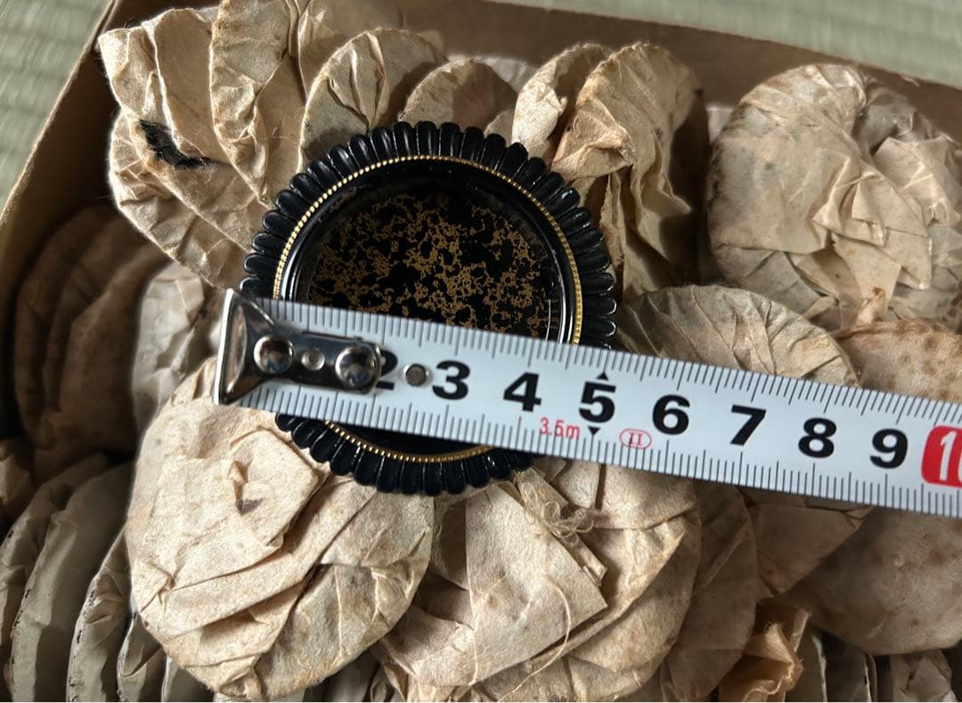 【25】【襖 引き手】菊丸中 金 虫食い 84個