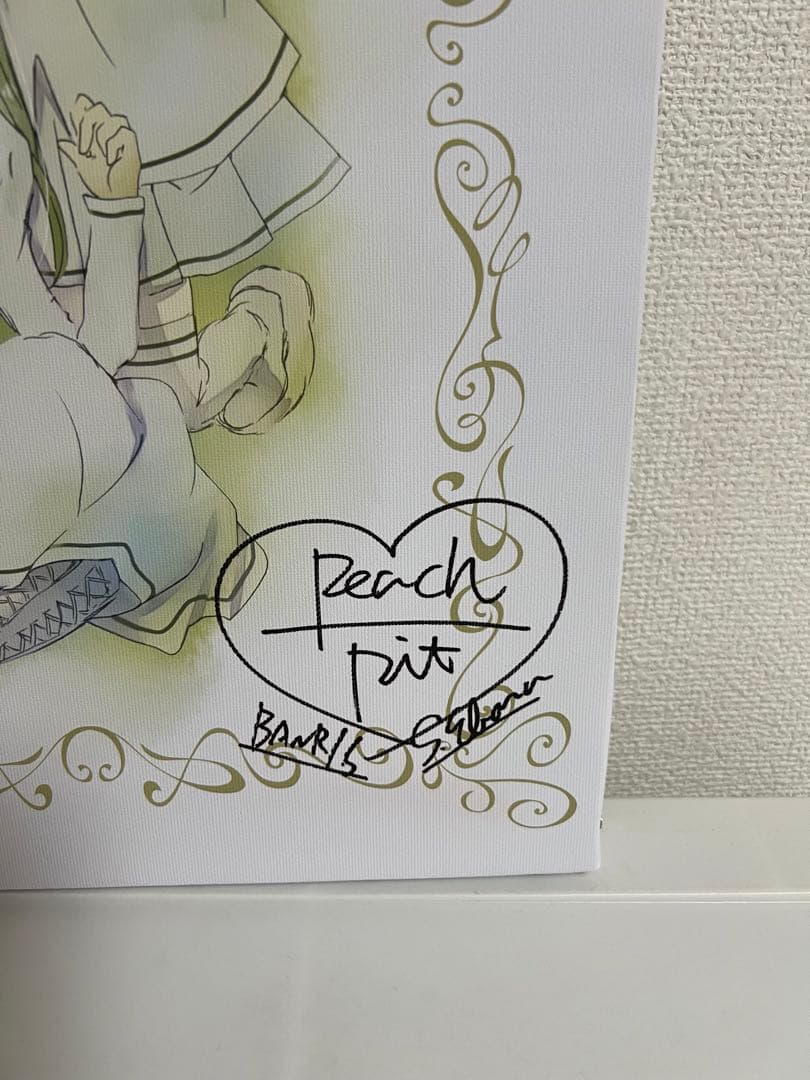 ローゼンメイデン 複製原画ジークレー、 水銀燈 PEACH-PIT 直筆サイン