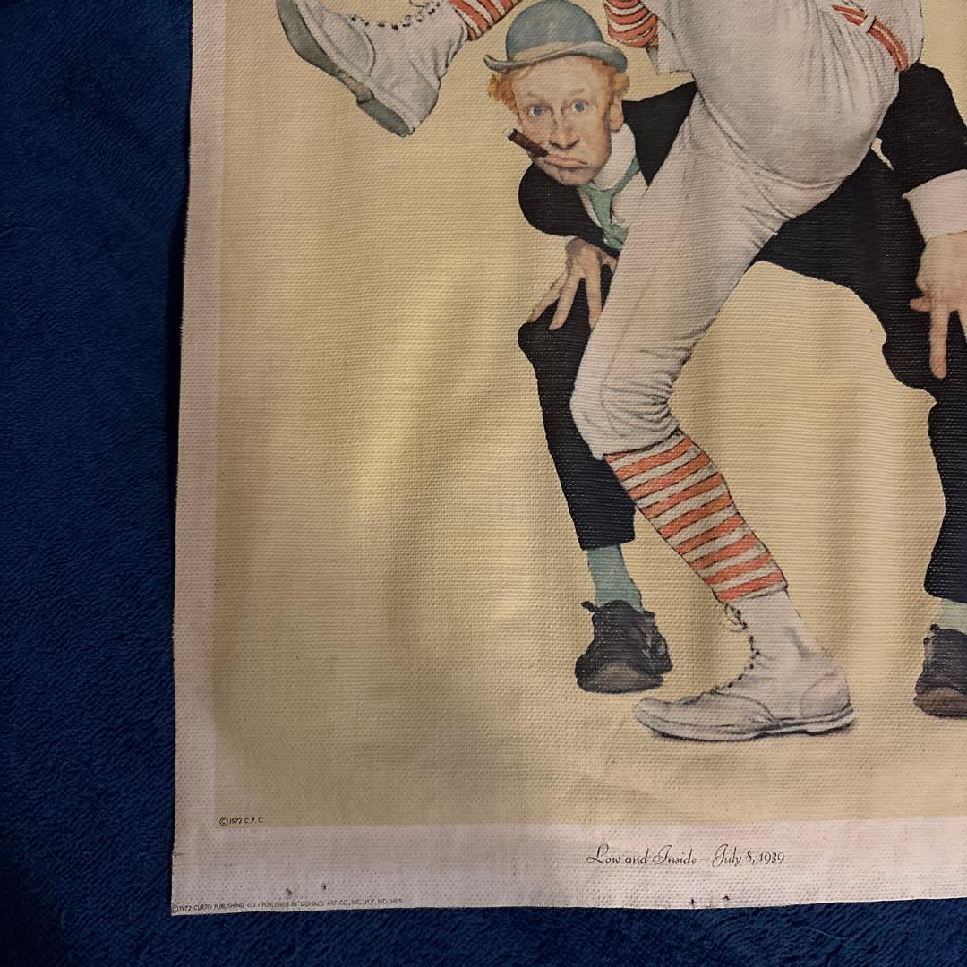 ⬛︎希少⬛︎1972年製ノーマンロックウェル⬛︎キャンパスヴィンテージ