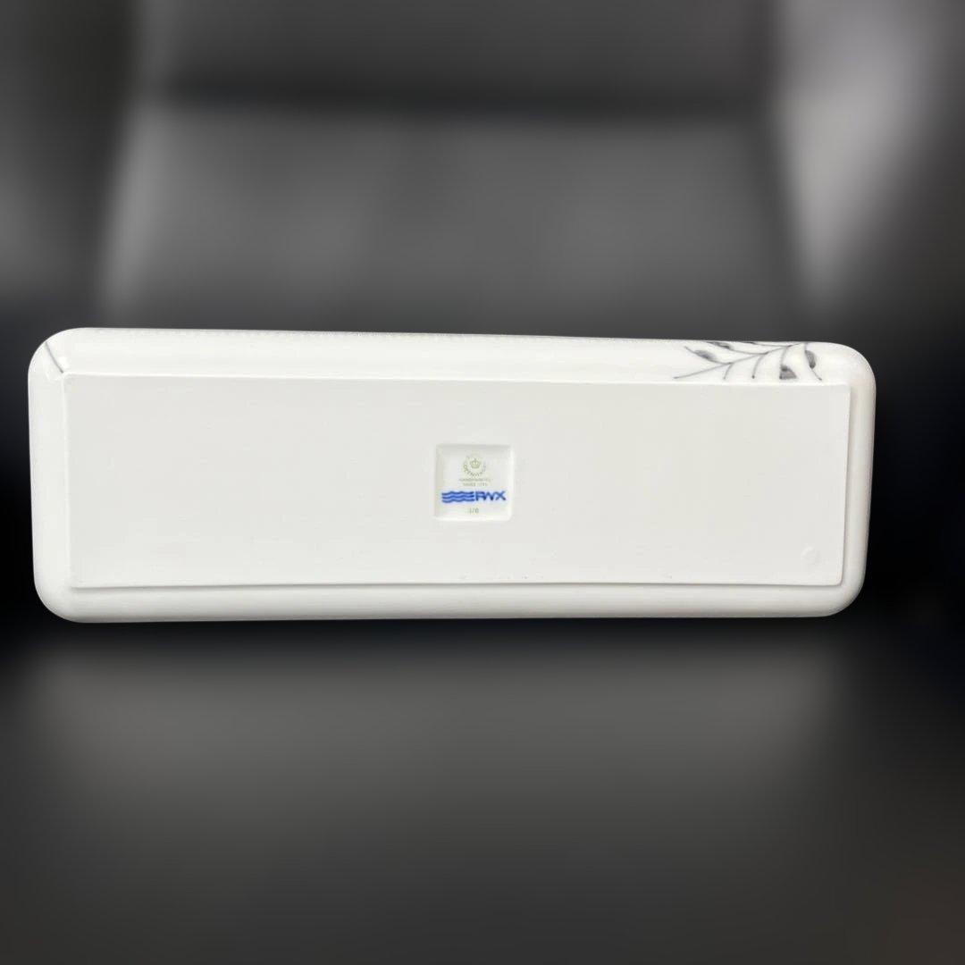 ［新品］ロイヤルコペンハーゲン　ブラックフルーテッドメガ　ロングデッシュ①