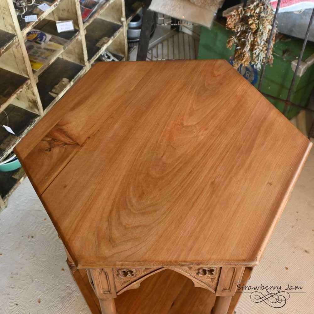 IFU-412 英国アンティーク コーヒーテーブル 花台 教会 スモールテーブル