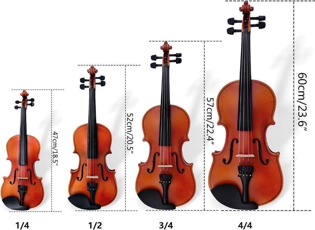 M2231-119-86】バイオリン 3/4 初心者セット ヴァイオリン 弓2本