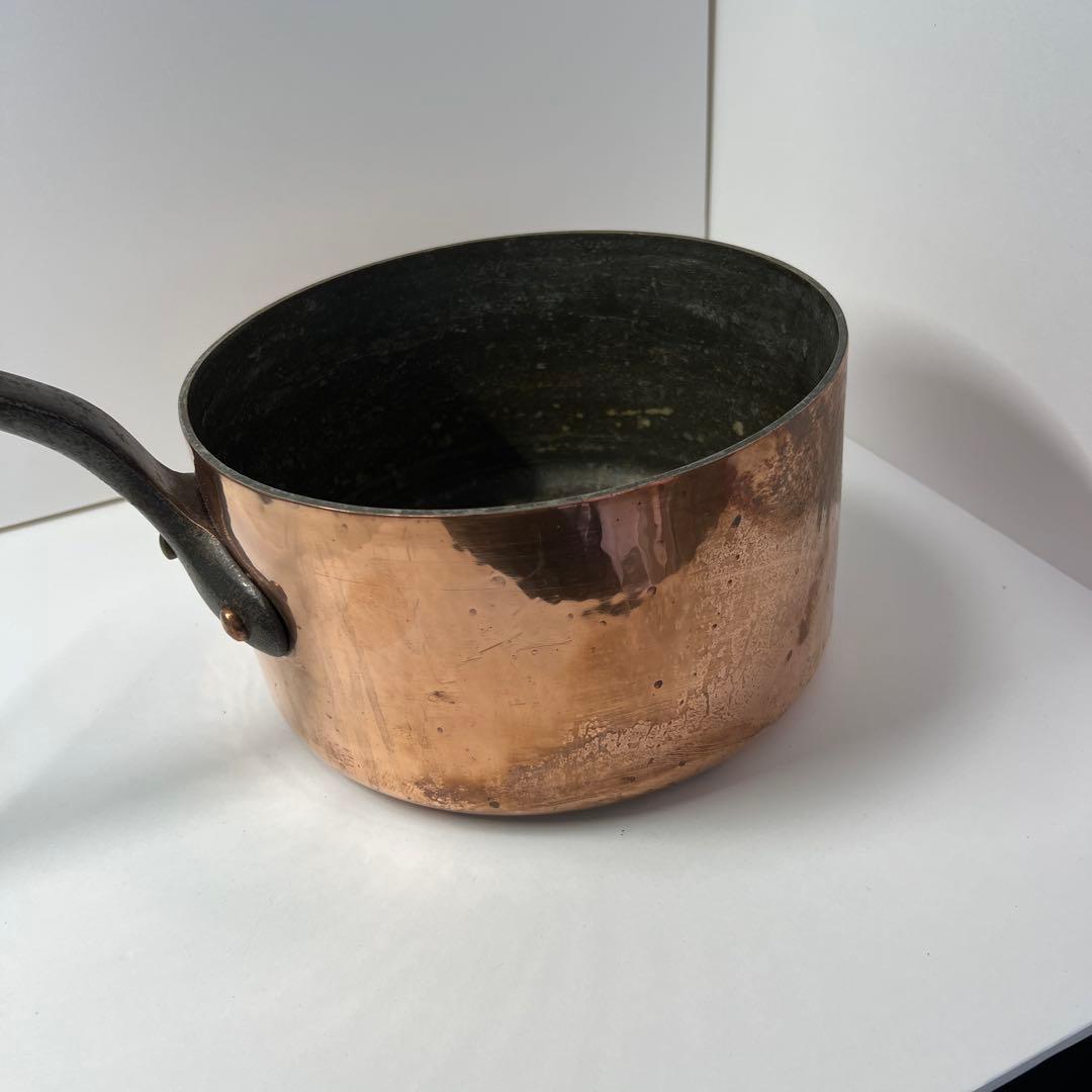 フランス製　銅鍋￼　22.4cm