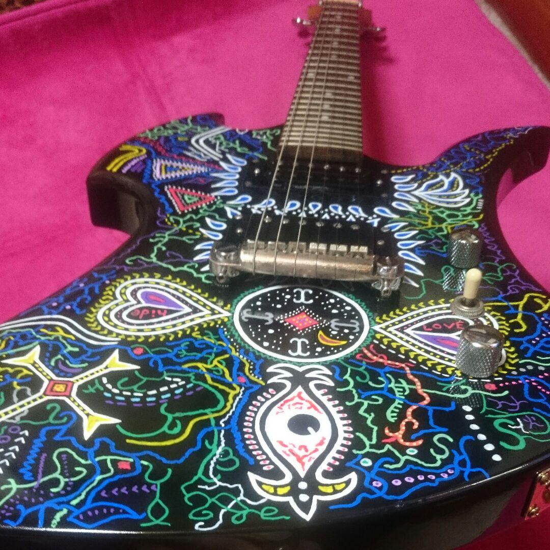 レア品】モッキンバード。hideモデル・非売品ペイント(目玉)。 - メルカリ