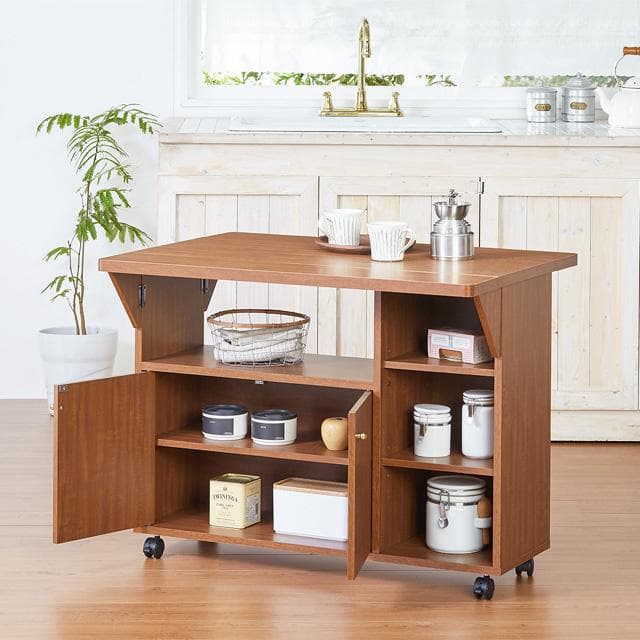 《新品・送料無料》Ｎｅｗ両バタワゴン（ホワイト／ブラウン）