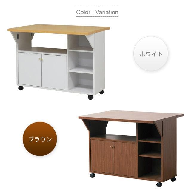 《新品・送料無料》Ｎｅｗ両バタワゴン（ホワイト／ブラウン）